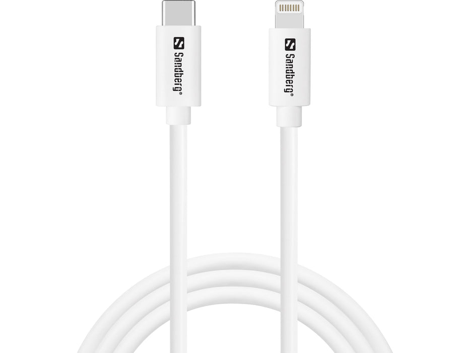 EAN 5705730136580 - Sandberg 136-58 cable de conector Lightning 1 m Blanco imagen 1