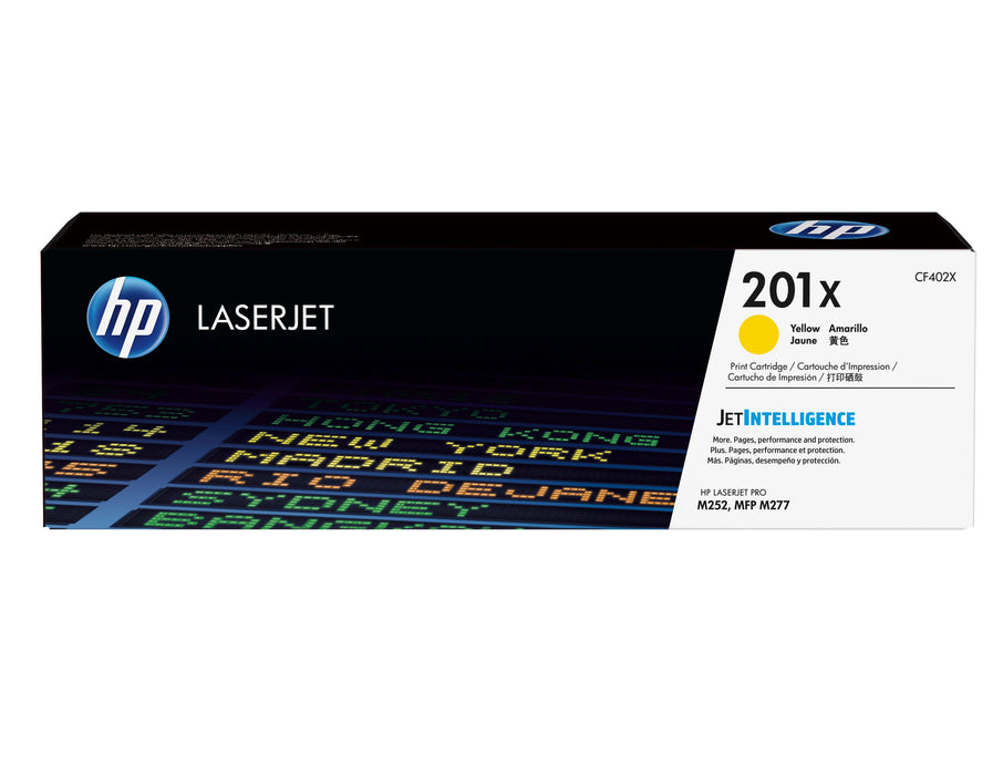 EAN 0888793238004 - HP 201X High Yield Yellow Original LaserJet Toner Cartridge cartucho de tóner 1 pieza(s) imagen 1
