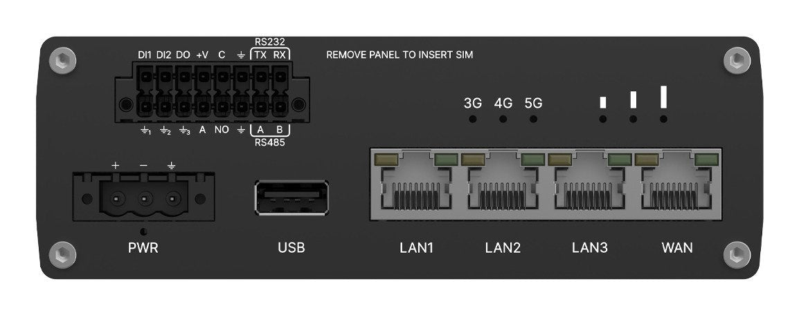 EAN 4779051844456 - Teltonika 5G industrial router with RS232/485 router inalámbrico Gigabit Ethernet Doble banda (2,4 GHz /  imagen 4