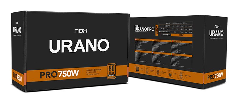 EAN 8436587975547 - NOX Urano PRO 750W Bronze unidad de fuente de alimentación ATX Negro imagen 10
