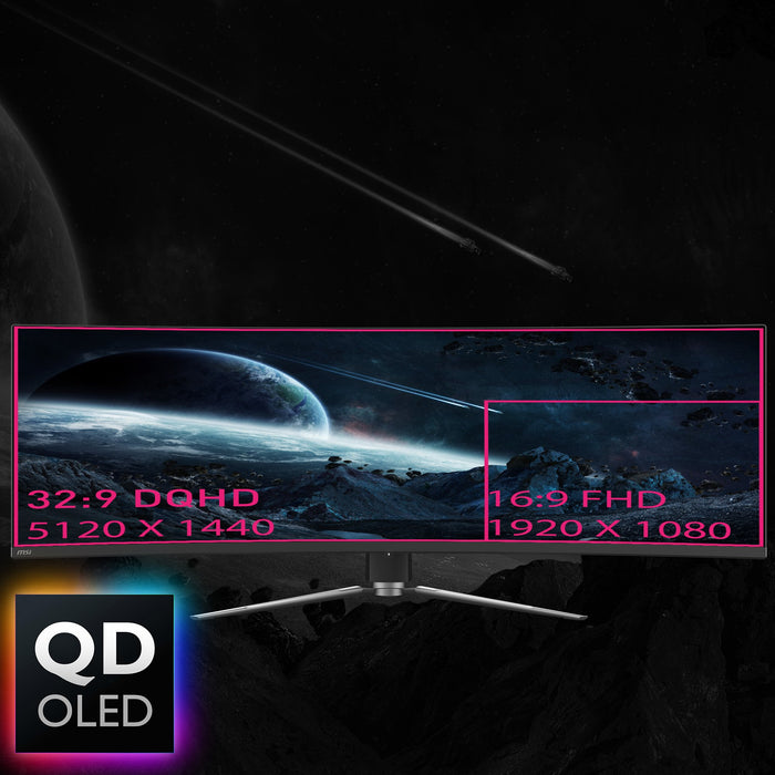 EAN 4711377157520 - MSI MPG 491CQPDE QD-OLED pantalla para PC 124,5 cm (49") 5120 x 1440 Pixeles DQHD Negro imagen 7