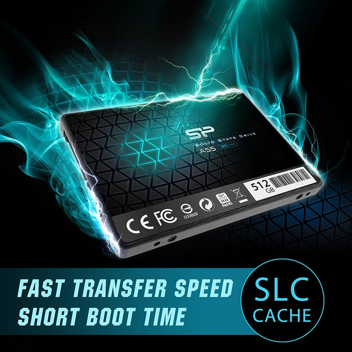 EAN 4712702659122 - Silicon Power Ace A55 512 GB 2.5" Serial ATA III 3D TLC imagen 4