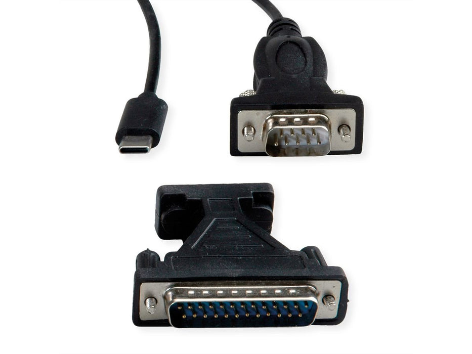 EAN 7630049619401 - VALUE 12.99.1162 cambiador de género para cable USB C DB9 / DB25 Negro imagen 5