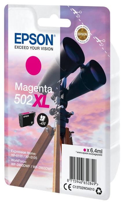 EAN 8715946652849 - Epson 502XL cartucho de tinta 1 pieza(s) Original Alto rendimiento (XL) imagen 1