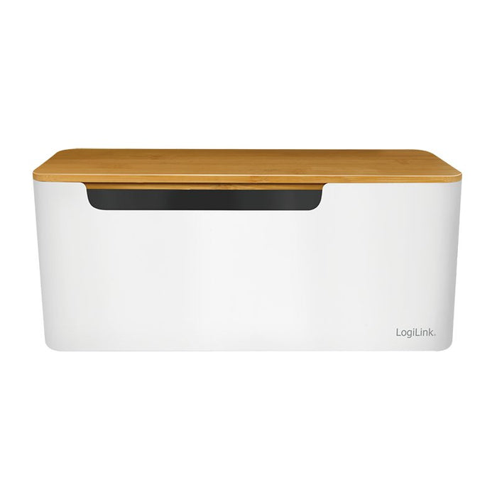 EAN 4052792065008 - LogiLink KAB0075 - Logitech Kabelbox mit Bambus-Deckel imagen 2