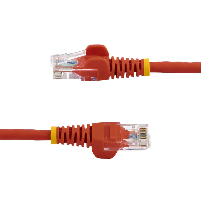Cable De Red De 10m Rojo Cat5e Cabl Ethernet Sin Enganche