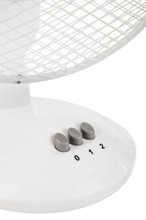 Adler Ad 7302 Desk Fan, Diameter 23cm, 2 Speed Settings, Up-Down Adjustment, Stable Base, Power 35w