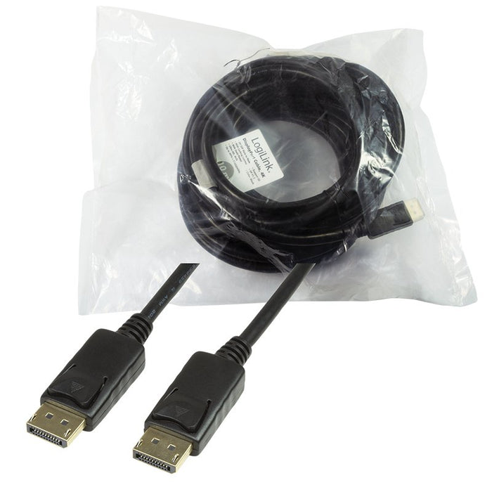EAN 4052792045598 - LogiLink CV0077 cable DisplayPort 10 m Negro imagen 6