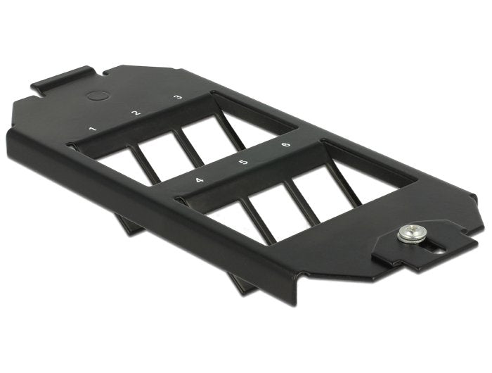 Delock 86280 Montaje Keystone De 6 Puertos Para Tanque De Piso