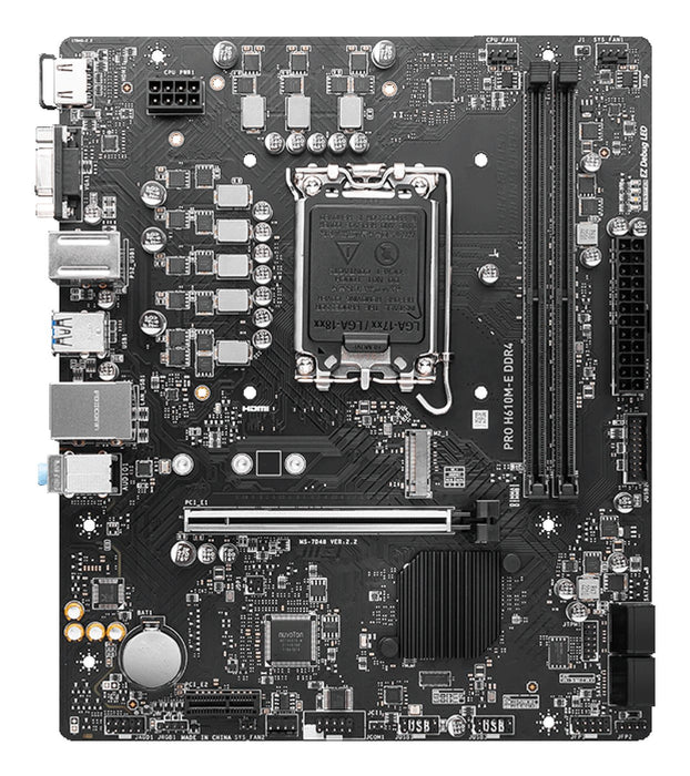 EAN 4711377002660 - MSI PRO H610M-E DDR4 placa base Intel H610 LGA 1700 micro ATX imagen 2