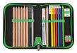 EAN 4008110370644 - Herlitz SoftLight Plus Greenline Explorer juego de mochila escolar Niño Poliéster Negro, Verde imagen 3