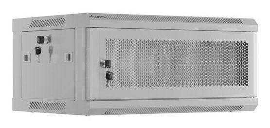 Lanberg Rack Cabinet 19" Wall-Mount 4u 600x450 Perforated Door Grey Flat Pack