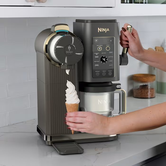EAN 0622356292306 - Ninja CREAMi Máquina de helados cremosos 0,47 L 800 W Gris, Plata imagen 3