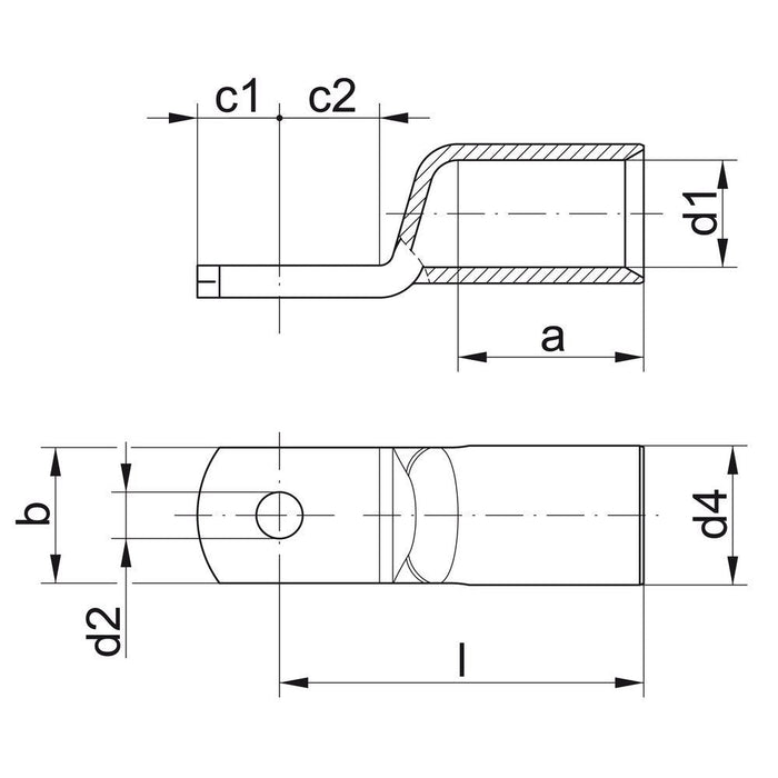 Klau Terminal Tubular De Cable 50qmm Fr 6sg8 Schaltgerteanschluss O.Sichtloc