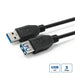 EAN 5712505517666 - Microconnect USB3.0AAF05B cable USB USB 3.2 Gen 1 (3.1 Gen 1) 0,5 m USB A Negro imagen 1