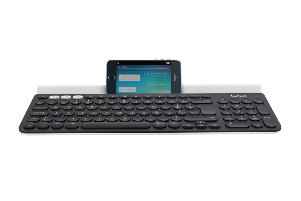EAN 5099206065017 - Logitech 920-008041 teclado Universal RF Wireless + Bluetooth QWERTY Inglés del Reino Unido Blanco imagen 1