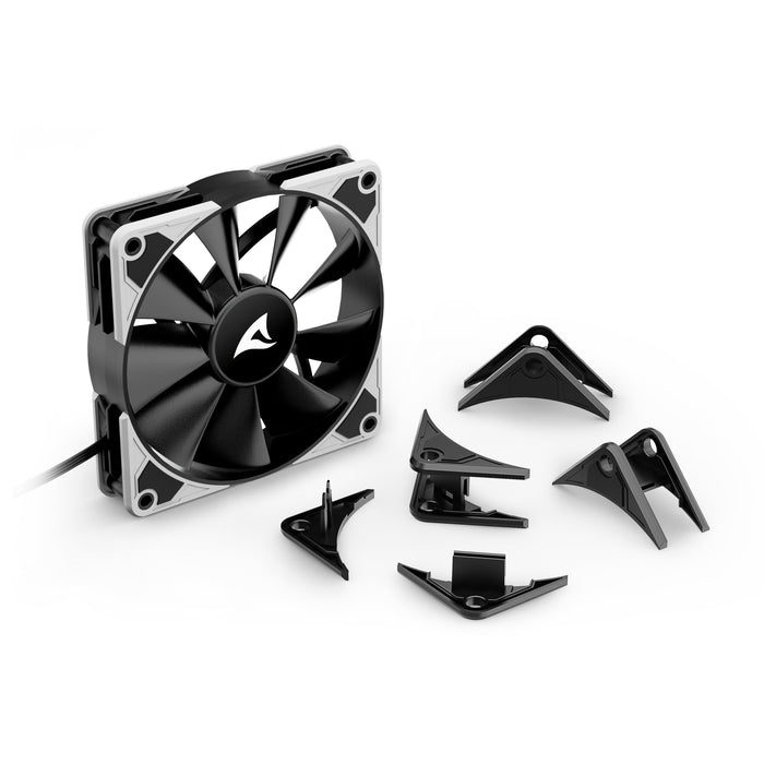 EAN 4044951037971 - Sharkoon SilentStorm BW120 PWM Carcasa del ordenador Ventilador 12 cm Fruta del bosque 1 pieza(s) imagen 10