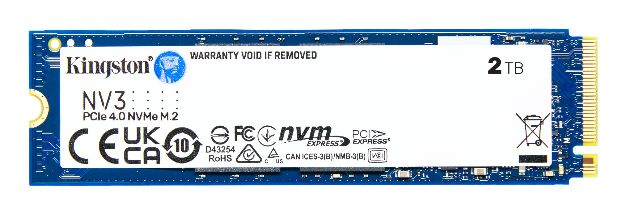 EAN 0740617344783 - Kingston Technology NV3 2 TB PCI Express 4.0 3D NAND imagen 3