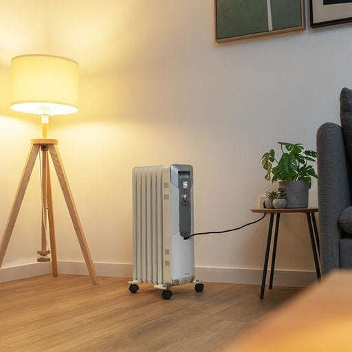 EAN 8435484058803 - Cecotec 05880 calefactor eléctrico Interior Blanco 1500 W Radiador de aceite eléctrico imagen 2