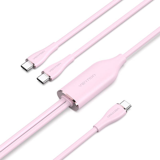 EAN 6922794774247 - Vention CTMPG cable USB USB 2.0 0,5 m USB C 2 x USB C 0,48 Gbit/s Rosa imagen 1