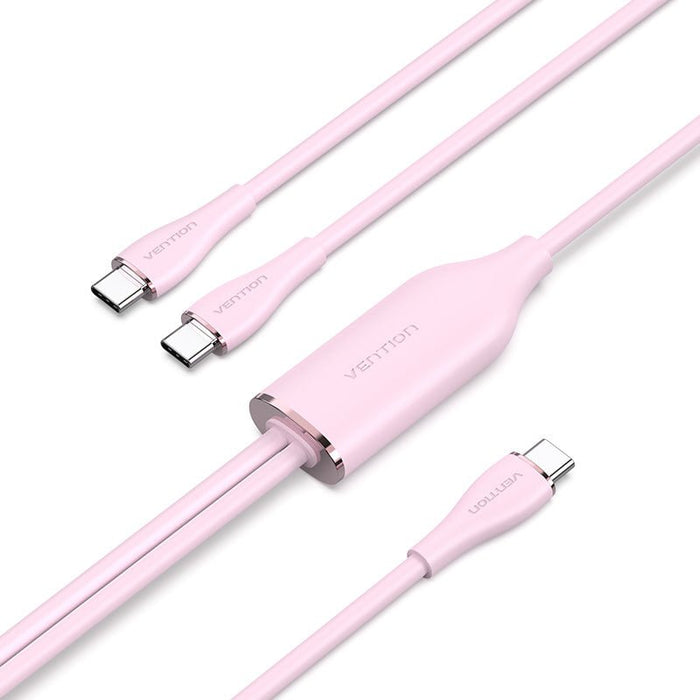 EAN 6922794774247 - Vention CTMPG cable USB USB 2.0 0,5 m USB C 2 x USB C 0,48 Gbit/s Rosa imagen 1