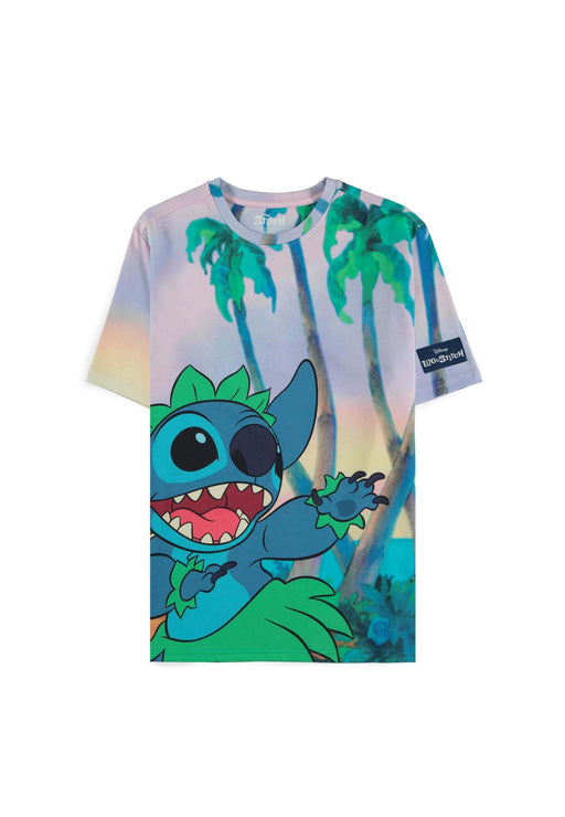 EAN 8718526200386 - DIFUZED Disney Lilo & Stitch - AOP Camiseta Cuello redondo Manga corta Algodón imagen 1
