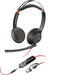 EAN 0197498433103 - HP Poly Blackwire 5220 Stereo USB-C Headset +3.5mm Plug +USB-C/A Adapter (Bulk) Alámbrico Diadema Llamada imagen 1