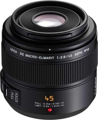 Objetivo Panasonic H-Es045  Slr Negro