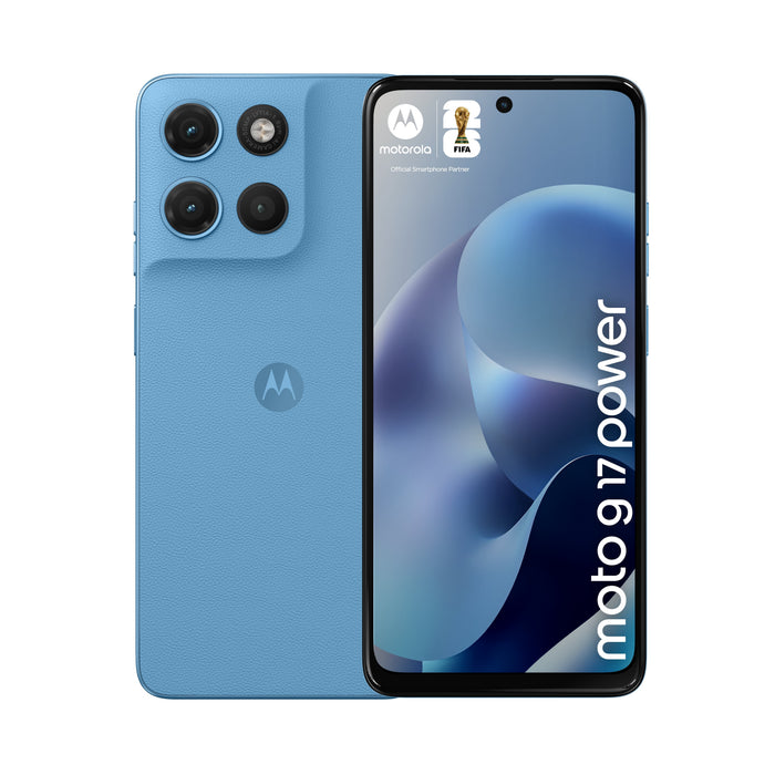 Motorola Moto G17 Power 17,1 Cm (6.72") Ranura Híbrida Dual Sim Android 15 Usb Tipo C 8 Gb 256 Gb 6000 Mah Azul