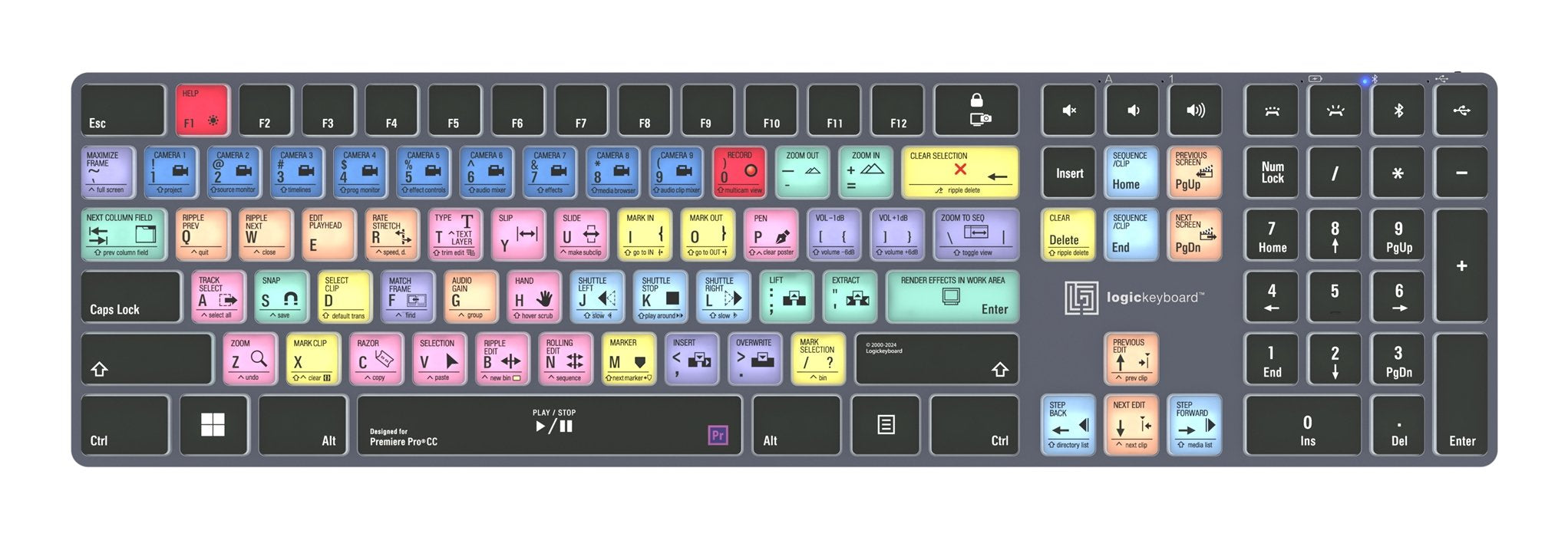 Logickeyboard Adobe Premiere Pro Cc Titan Uk (Pc)