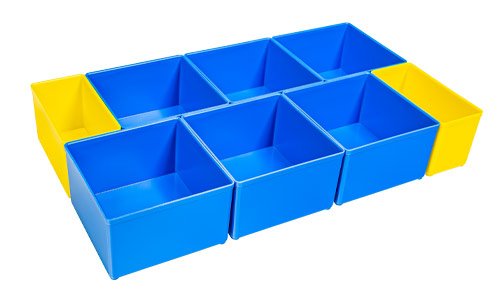 EAN 4262403280267 - ProClick BC3 CT M 74 Conjunto de caja de herramientas Plástico Azul, Amarillo imagen 1