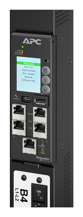 EAN 731304752714 - APC NetShelter Rack PDU Advanced Gen 2, Metered, 3Phase, 22.1kW 400V 32A or 17.3kW 415V 30A, 530P6, 48 Out imagen 2