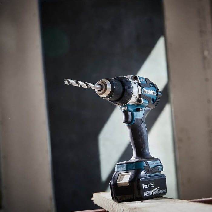 EAN 0088381775663 - Makita DHP489RTJ destornillador eléctrico y llave de impacto 1800 RPM Negro, Azul imagen 20