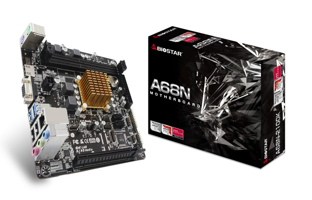 EAN 4712960682399 - Biostar A68N-2100K placa base mini ITX imagen 1
