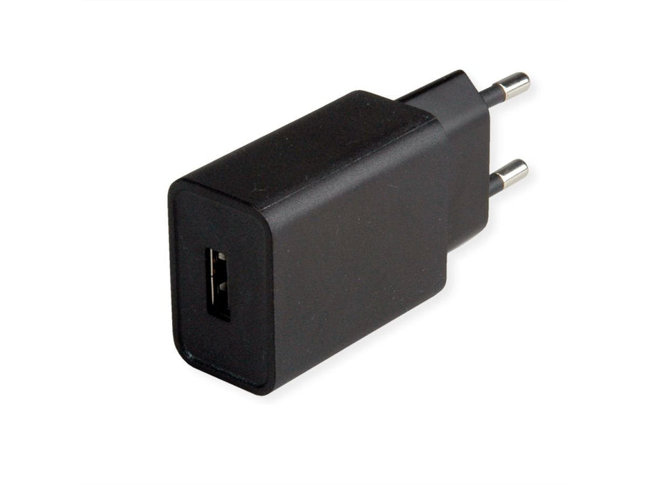 Value Usb Charger Mit Euro-Stecker, 1-Port (Typ-A), 12w