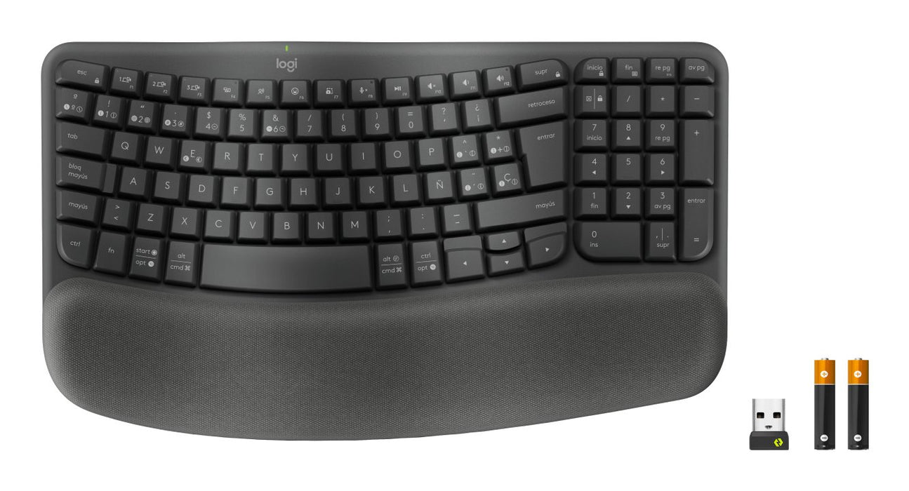 EAN 5099206117259 - Logitech Wave Keys for Business teclado Oficina RF Wireless + Bluetooth QWERTY Español imagen 2