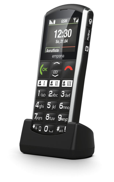 Emporia Simplicity (V27), Tecla Grande Y Teléfono Móvil Exterior, Plateado