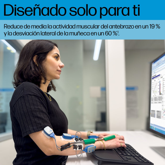 EAN 0197192178041 - HP 965 BLK Ergonomic Wireless Keyboard teclado Hogar RF Wireless + Bluetooth Negro imagen 6