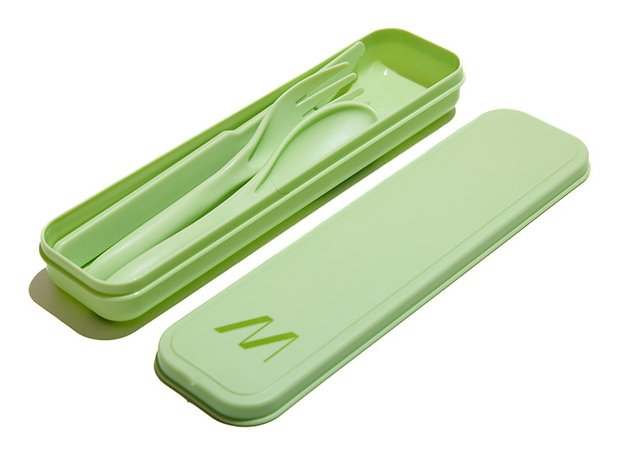 Muitomas Set 3pcs Cutlery Green