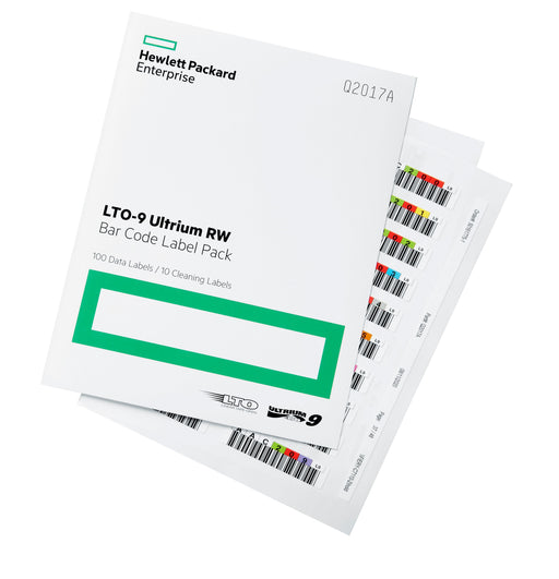 EAN 0190017480510 - HPE LTO-9 Ultrium RW Bar Code Label Pack imagen 1
