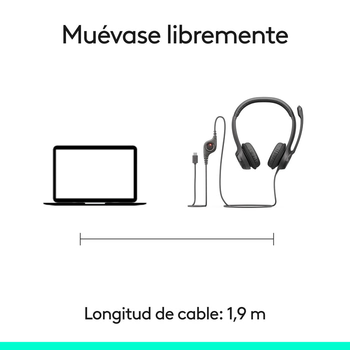EAN 5099206132733 - Logitech H390 USB Alámbrico Diadema Llamadas/Música USB Tipo C Negro imagen 14