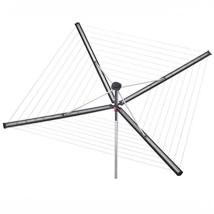 EAN 4023103246041 - Vileda Sun-Rise Premium Tendedero de suelo Aluminio, Negro, Rojo imagen 7