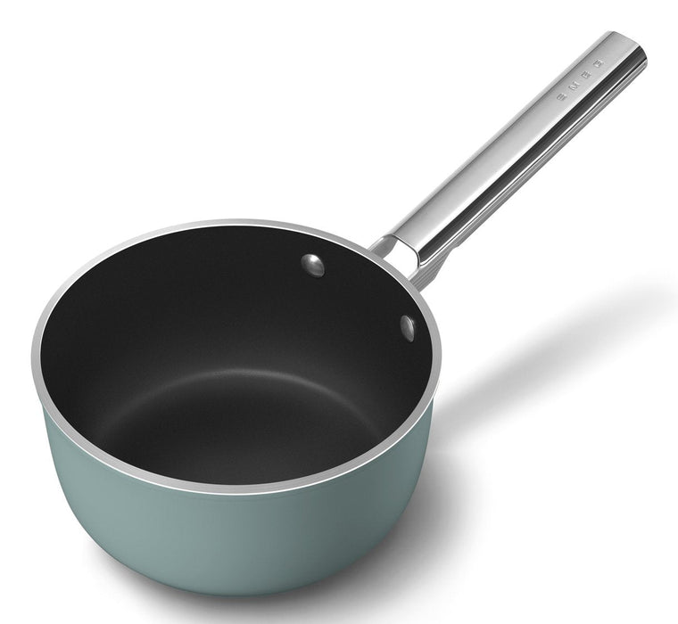 Smeg Spf2012egm Kochtopf, 20 Cm, Keramik, Edelstahlgriff, Smaragdgrün