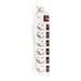 EAN 4052792060577 - LogiLink LPS250 base múltiple 1,5 m 6 salidas AC Interior Blanco imagen 3