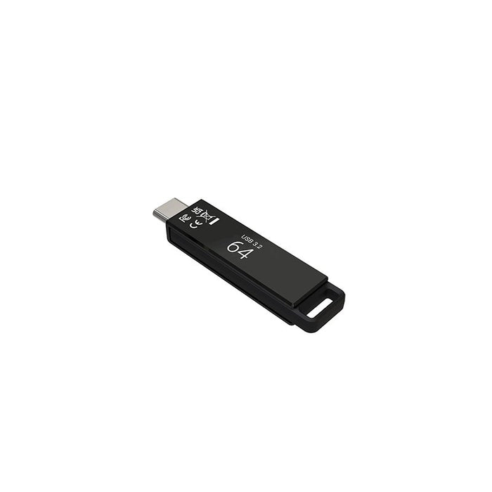 EAN 0751492648712 - PNY Elite-X unidad flash USB 64 GB USB Tipo C 3.2 Gen 1 (3.1 Gen 1) Negro imagen 4