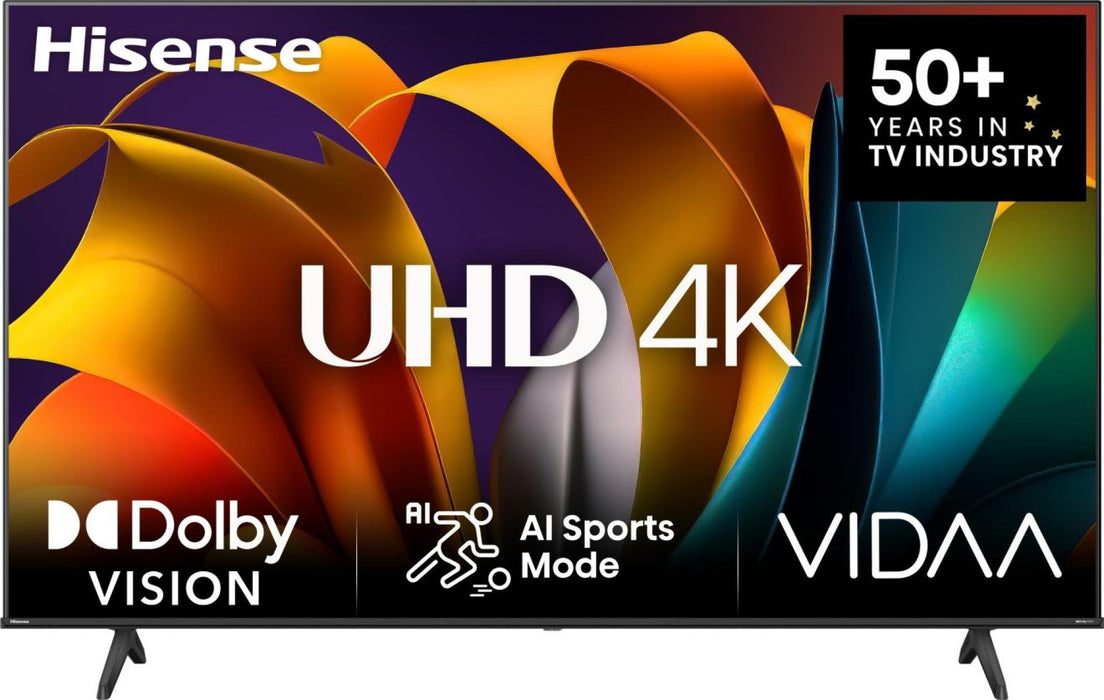 EAN 6942351406084 - Hisense 43E6NT 109,2 cm (43") 4K Ultra HD Smart TV Wifi Negro 200 cd / m² imagen 1