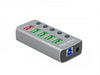 EAN 4043619632633 - DeLOCK 63263 hub de interfaz USB 3.2 Gen 1 (3.1 Gen 1) Type-B 5000 Mbit/s Gris imagen 1