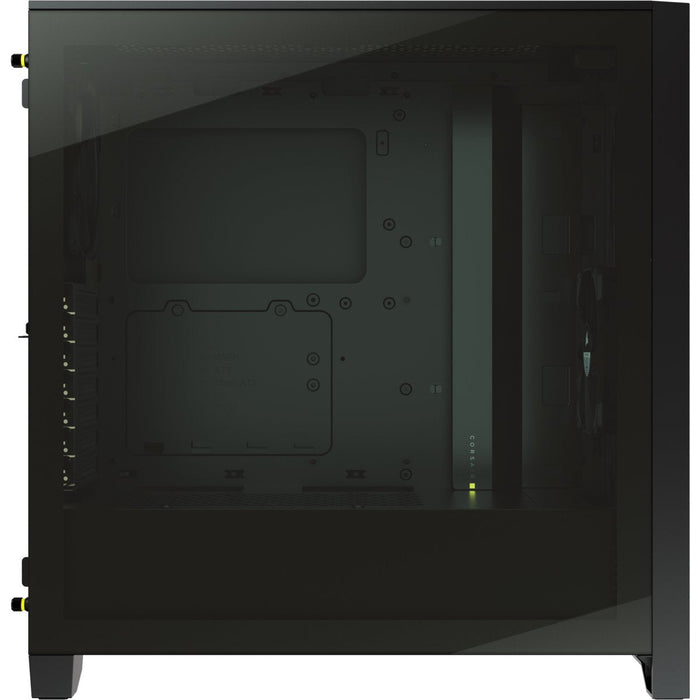 Caja Pc Atx Semitorre Corsair Icue 4000d Rgb Airflow Cristal Templado Negra