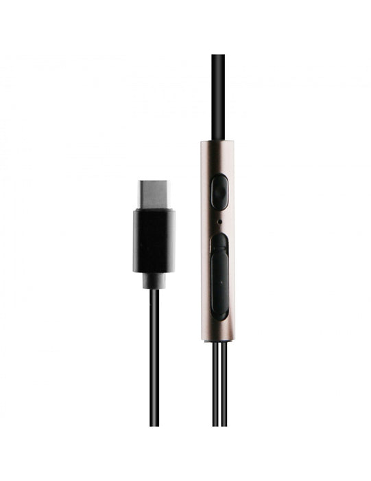 EAN 8426801154520 - Muvit M1C Auriculares Alámbrico Dentro de oído Llamadas/Música USB Tipo C Negro imagen 4