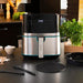 EAN 8435484033176 - Cecotec 03317 freidora Sencillo 5,5 L Independiente 1700 W Freidora de aire caliente Negro, Acero inoxida imagen 9
